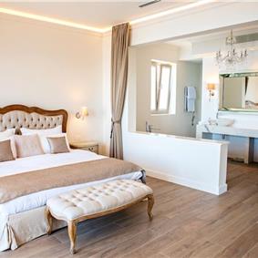 11 bedroom seafront villa with infinity pool near Budvar, sleeps 22